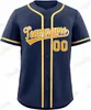 Custom Baseball Jersey Personalized Stitched Hand Embroidery Jerseys Men Women Youth Any Name Any Number Oversize Mixed Shipped Blue 3105029