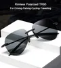 Zonnebrillen Jackjad 2021 Fashion Sport TR90 Randless Frame Style Polariseerde zonnebril Men Piloot Vintage Retro Brand Design Sun Glasses 3028 L230523