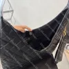 럭셔리 겨드랑이 가방 디자이너 토트 가방 여성 핸드백 큰 용량 개비 퀼트 패턴 쇼핑 가방 골드 레터 핸드백