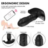 App Bluetooth Control Telescopic Anal Butt Plug Vibrator Men Prostate Massager Vagina Dildo For Women Gays