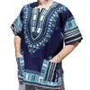 Men's Casual Shirts 2023 Unisex Shirt T-shirt Mens And Womens African Bright Big Hiji Multi-color Leisure Walking