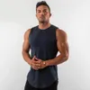 Herrtankstoppar Bodybuilding Tank Tops Men Gym Fitness Workout Cotton Sleeveless Shirt Male Casual Singlet Vest Undertröja CrossFit Clothing 230531