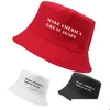 Other Home Textile Fashion Travel Fisherman Hat Make America Great Again Letter Print Bucket Trump Election Cap Outdoor Wide Brim Su Dhvyw