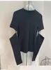 Blusas de mujer Cabello de alta calidad Moda de primavera y verano Manga de moda Camiseta de algodón desmontable Camisa de fondo largo