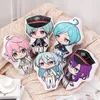 Bonecas de pelúcia 45cm Ensemble Estrelas Desenhos Animados Anime Brinquedo Eichi Sakuma Rei Travesseiro Cosplay Sofá Almofada Impressão Dupla Face Menina Fãs 230531