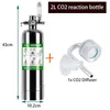 Équipement Aquarium système de générateur de CO2 Kit de co2 système de générateur de cylindre de CO2 en acier inoxydable Kit de réacteur de dioxyde de carbone plantes Aquariumm