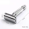 Blade Yintal Double Edge Razor Men Shaving Sliver Copper Alloy Nonslip Handle Men's Manual Shaver