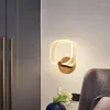 Applique murale nordique LED lampes de chevet salon salle à manger chambre éclairage alliage verre appliques intérieur Lustres décor à la maison Luminaires