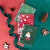 Christmas Notebook A6 Student Book Simple Holiday Coil Creative Stationery Homework Horizontal Line