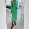 Zweiteiliges Kleid im französischen Stil, Tweed-Rock-Anzug für Frauen, Vintage-Stil, quadratischer Ausschnitt, lange Ärmel, Crop-Jacke, Outwear, Split Lady, elegantes Set 231201