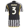 Maglia Dusan Vlahovic Chiesa Soccer Jerseys Weston Mckennie 23 24 Rabiot De Sciglio Kids Uniform Sets Bremer Chiellini Bonucci Pogba Kean Danilo Locatelli