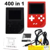 Mini console de vídeo portátil retrô portátil, console de vídeo nostálgico, pode armazenar 400 jogos sup, 8 bits, lcd colorido ll