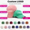 Ball Caps SLECKTON Aangepaste logo borduurhoed Baseball cap voor mannen en vrouwen Merkontwerp DIY Fotoprint Katoen Zomerzonhoeden Unisex