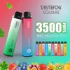 100% Original TasteFog Square 3500 Puffs Rechargeable Vapeable Vape