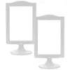 Quadros 2 PCS Po Frame para quarto Home Decor Vertical Standing Imagem Rústica Plástico Desktop Favores