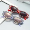 Solglasögon vintage diamantkvinnor för kvinnlig designer solglasögon liten ram punk kristall strass nyanser uv400
