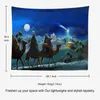 Arazzi Gesù Scena di Natale Betlemme Stella Re Magi Bibbia Decorazioni per arazzi appesi a parete 231201