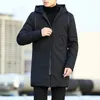 Heren Jassen Mannen Casual Dikker Warme Capuchon Herfst Winter Trenchcoat Mannelijke Windjack Bovenkleding Man jas 6XL 231201