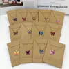 Colares pendentes Moda Butterfly Para mulheres doces simples insetos multicolores Chain Clavicle Chain Colar Jewelry Acessórios