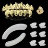 Livello alimentare Hip Hop Grillz Cera Dente Cap Denti dentali Griglie Stampo Cera bianca per denti Bretelle Grillz per Whole330r