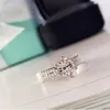 Cluster Ringe Q2023 Trend Fingerring Silber Farbe Für Frauen Riesige Zirkon Stein Versprechen Hochzeit Engagement Zubehör