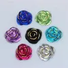 100 PZ 20mm Rosa a Forma di fiore Acrilico Strass Cristallo perline flatback Gioielli Artigianato Decorazione FAI DA TE ZZ217215e