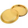 Disposable Dinnerware 20pcs Single-use Fruit Dish Snack Serving Plate Container Dried Tray Plastic