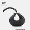 Designer BottegaaVeneta Handbags Turn Woven Underarm Bags Bargh Vian Genuine Golden Ball Adjustable Woven Bag Small Round Bag Womens Underarm Bag Leather Hand HBDX