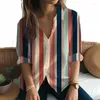 Bluzki damskie wiosenne i jesienne moda na szwy 3D drukowanie koszulki z długimi rękawem proste piękne