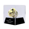 Bague de championnat de football Fantasy 2023 avec support pleine taille 8-14 Drop 253L