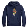 PLEIN BEAR Felpe con cappuccio da uomo di marca Felpe calde e spesse Felpa Hip-Hop Allentato Caratteristico Pullover Teddy Bear Felpa con cappuccio da uomo di lusso 9039