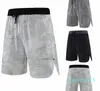 Män yoga sport kort snabb torr camo shorts med fickmobiltelefon casual löpande gym jogger p