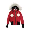 Vsfz Parka 2023 Aggiornamento invernale Versione alta Forbici dorate Giù 03 Cappotto caldo ispessito con capelli di volpe canadese da donna