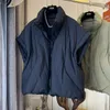 여자 자켓 패션 지퍼 스탠드 목이 짧은 파카스 양복 조끼 한국 가을 겨울 여성 재킷 인과 유출 조끼