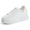 Dress Shoes White Shoe Increased Within The Female Xia Joker Breathable Sponge Thick Soles Sports Leisure And Simple