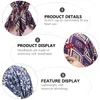 Berets Printed Turban Hat Sleep Cap Hair Bonnet Sleeping Elastic Cotton For Adults Chemo Hats Scarf Braids