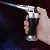 Large Capacity Torch Turbo Lighter Spray Gun Butane Two Flame Blue Flame Cigar Lighter Suitable for Outdoor Kitchen Barbecue