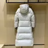 Donna Pradaa Parka lungo piumino P Piumino firmato Donna Uomo Coppia Piumino con cappuccio in cotone Pane caldo Cappotto addensato Cappotto in cotone caldo Abbigliamento di alta qualità