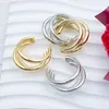 Серьги-кольца, модные корейские металлические элегантные женские серьги 2023, винтажные массивные геометрические украшения, минималистичные ногти для ушей