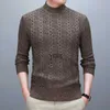 Мужские свитера на осень-зиму, мужские ien Mo Ne, корейская новая мода, повседневные мужские рубашки с длинными рукавами, облегающие трикотажные пуловеры