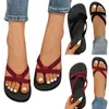 Slippers Women Women Shoes Flate Flat Open Tee Seans Summer Sidendals for endges en