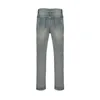 Jeans pour hommes Vintage Mens Ripped Blue Streetwear Hip Hop Straight Denim Pantalon Taille Basse Rétro Pantalon Mâle
