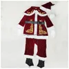 Décorations de Noël Veet Hommes / Femmes Santa Claus Costume Costume Couple Party pour Noël en gros Drop Livraison Home Garden Festive Suppl Dh9Zh