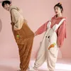 Vêtements de nuit pour femmes Doux Mignon Chaud Couple Pyjamas Dessin Animé Onesies Hiver Kawaii Oreilles de Lapin À Capuchon Femmes Vêtements De Nuit Vêtements De Maison Hommes Pyjamas Combinaison 231130