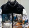 Moda Desiger Abbigliamento invernale all'aperto Giacca calda da uomo Piumini stampati Parka Giacche Cappotto con colletto