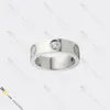 Liebesringschmuckdesigner für Frauen Designer Ring Diamond Ring Titanium Stahl Gold.