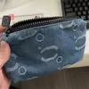 Designer Cosmetic Bag Woman Fashion Make Up Bag Portable Makeup Bag Denim Blue Washing Bag Brand Letter Wash Bag Luxury Toiletry Kits