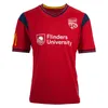 23 24 Adelaide United Mens Futebol Jerseys ISAIAS CLOUGH KITTO Home Camisas de Futebol Vermelho Uniformes de Manga Curta