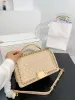 7A Top Bolsas De Luxo Design De Moda Bolsas Femininas Designer Bolsa Bolsa Com Diamante Xadrez Original 18K Banhado A Ouro Estilo Único Super Versátil Bolsa Crossbody