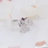 Designer Jewelry New High Edition Series 3D Saturn Ring Female Enamel Full Diamond Planet Pin Tail Ring